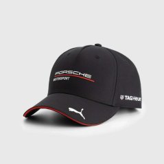 Týmová kšiltovka Porsche Motorsport s logy sponzorů černá