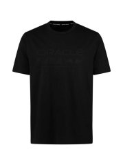 Tričko Oracle Red Bul Racing edice TONAL černé s logem