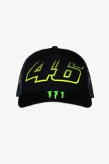 Kšiltovka síťovaná VR46 Valentino Rossi - černá