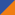 Marine blue / Fluorescent orange