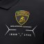 Lamborghini Hypercar SC63 týmová polokošile Le Mans černá