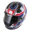 ZAMP Přilba RZ 72 Black / Red / Blue