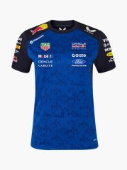 Dámske tričko Oracle Red Bull Racing s logami sponzorov - tímová edícia