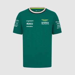 Dětské týmové tričko Aston Martin F1 Team 2024 zelené