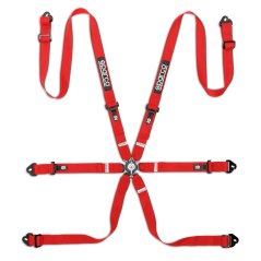 Sparco šestibodové závodní pásy Competition H-2 PU