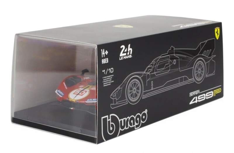 Model BBurago Ferrari 499P NR.50 Winner Le Mans 2024 1:18