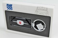 Klíčenka  Fiat 500 přední maska černá oficiální produkt