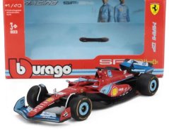 Model Scuderia Ferrari SF-24 BBurago #55 Charles Leclerc  2024 1:43 - SE Miami