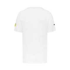 Scuderia Ferrari F1 fanúšikovské tričko Charles Leclerc biele