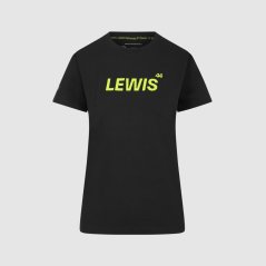 Volnočasové dámske tričko Lewis Hamilton - Mercedes AMG F1 čierne