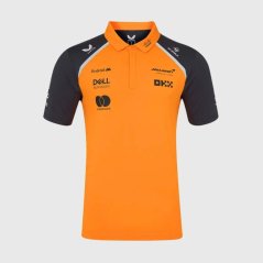 Týmová polokošile Mclaren F1 s logy sponzorů oranžová