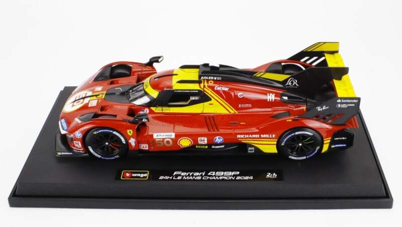 Model BBurago Ferrari 499P NR.50 Winner Le Mans 2024 1:18