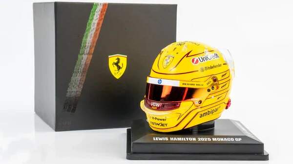 Model přilby Lewis Hamilton - SF Monaco 2025 1:5 LookSmart