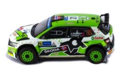 Model IXO Škoda Fabia Rally2 EVO #21 A.Mikkelsen - T.Eriksen Rally Estonia 2022 1:43