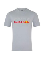 Volnočasové tričko Oracle Red Bull Racing s logem šedé CORE
