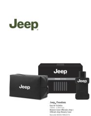 Jeep Freedom Eau De Toilette 100 ml + toaletní taška Jeep