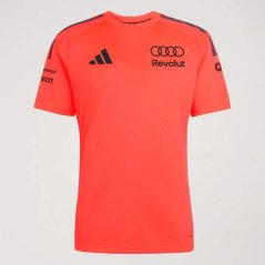 Tričko Audi Revolut F1 červené s logy sponzorů x Adidas - týmová edice