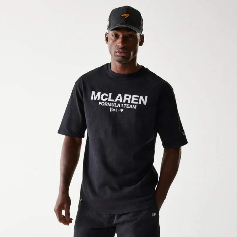 Volnočasové tričko McLaren F1 NE wordmark černé