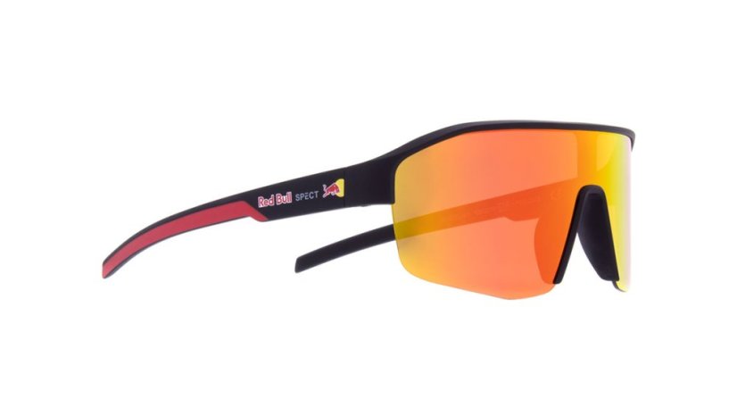 Red Bull Spect sluneční brýle DUNDEE černé s oranžovými sklem