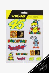 Veľké balenie samolepiek VR46 Valentino Rossi - Heritage
