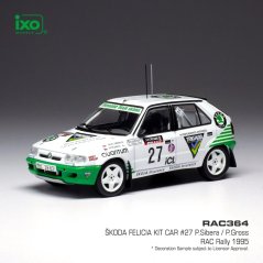 Model IXO Škoda Felicia Kit Car N. 27 RAC RAlly 1995 1/43