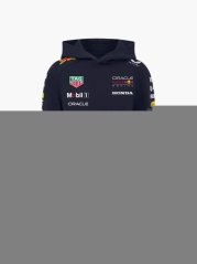 Dětská týmová mikina s kapucí Oracle Red Bull Racing s logy sponzorů - JL/12