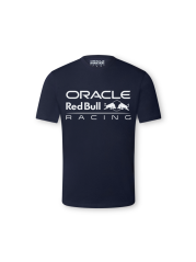 Red Bull Racing F1 dětské volnočasové tričko Core tmavě modré - JS - 134 CM