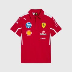 Týmová polokošile Scuderia Ferrari F1 s logy sponzorů