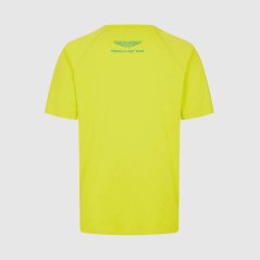 Aston Martin F1 Team volnočasové tričko LOGO světle žluté