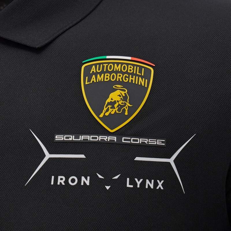 Lamborghini Hypercar SC63 týmová polokošile Le Mans černá