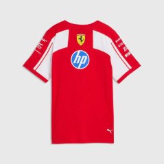 Dámské tričko Scuderia Ferrari F1 x Puma s logy sponzorů - týmová edice