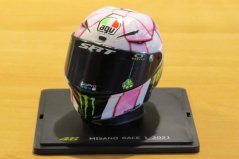 Model přilby MotoGP Valentino Rossi Misano 2021 1:5