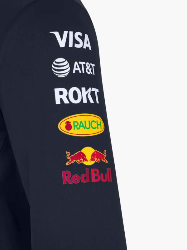Týmová softshell bunda Oracle Red Bull Racing s logy sponzorů