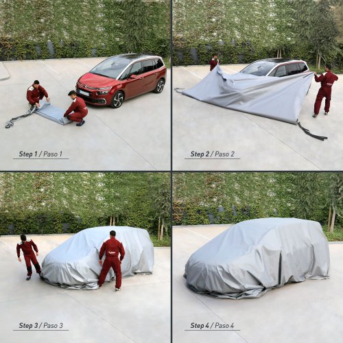 Protipožární deka pro osobní automobily