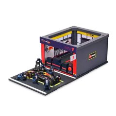 Model Bburago Red Bull F1 1:43 Max Verstappen s modelem boxu