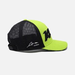 Kšiltovka Fernando Alonso X Aston Martin lime