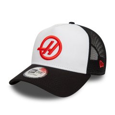 Haas F1 MoneyGram kšiltovka EF s veľkým logom biela
