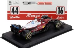 Model Scuderia Ferrari SF-25 BBurago #16 Charles Leclerc Monza 2025 1:43 Signature