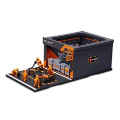Model Bburago McLaren F1 1:43 Oscar Piastri s modelom boxu