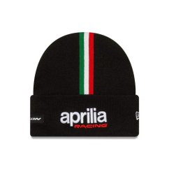 Zimní čepice Aprilia Racing s logem černá