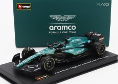 Model Aston Martin F1 AMR23 BBurago #18 Lance Stroll 2023 1:43 Signature