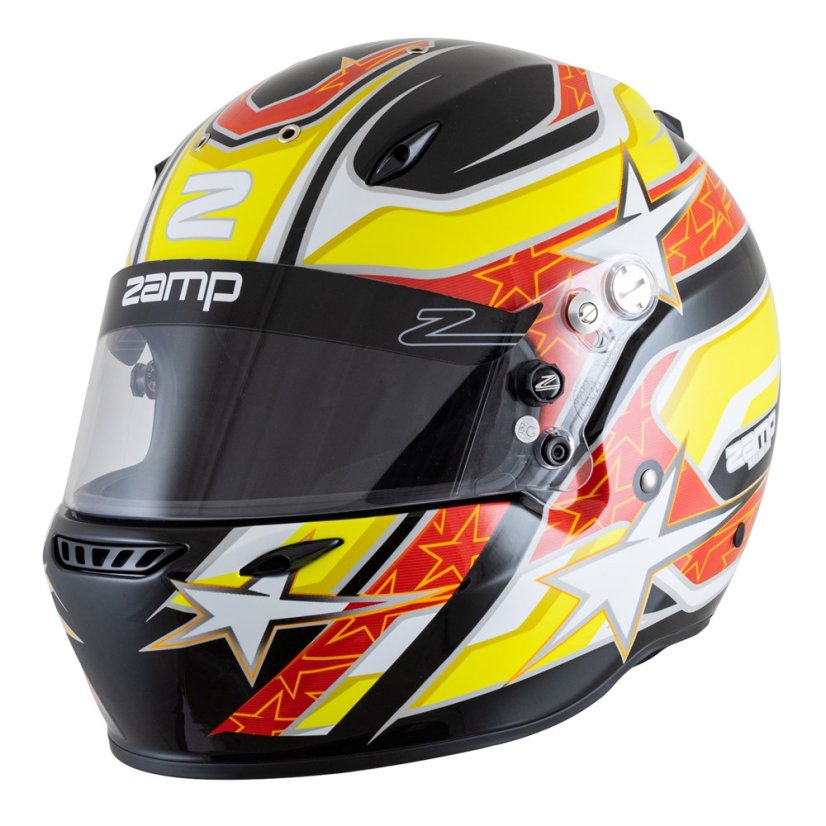 ZAMP Přilba ZR 72 Black / Red / Orange