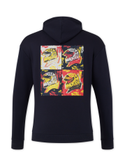 Mikina Max Verstappen - Red Bull Racing F1 POPART tmavě modrá