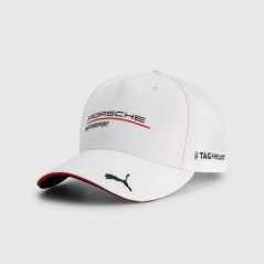 Týmová kšiltovka Porsche Motorsport s logy sponzorů bílá