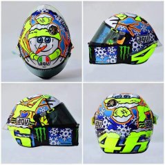 Model přilby MotoGP Valentino Rossi Winter Test 2016 1:5