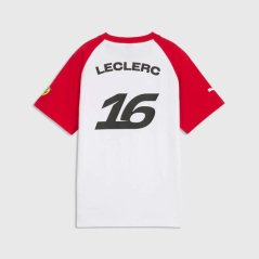 Detské tričko Charles Leclerc Scuderia Ferrari F1 x Puma - fanská edícia