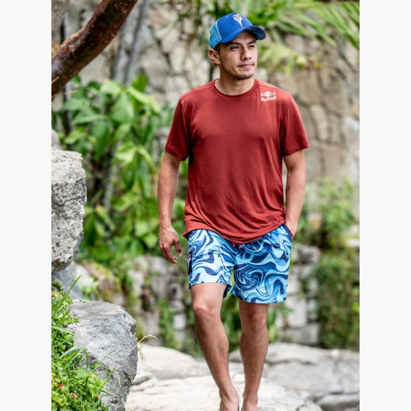 Red Bull Cliff Diving kšiltovka s logem modrá