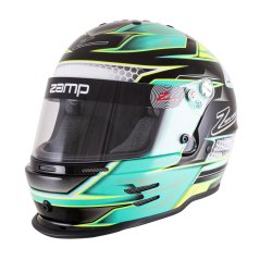 ZAMP Přilba RZ 42Y Green/Silver CMR