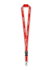 Ducati Corse kľúčenka na krk červená