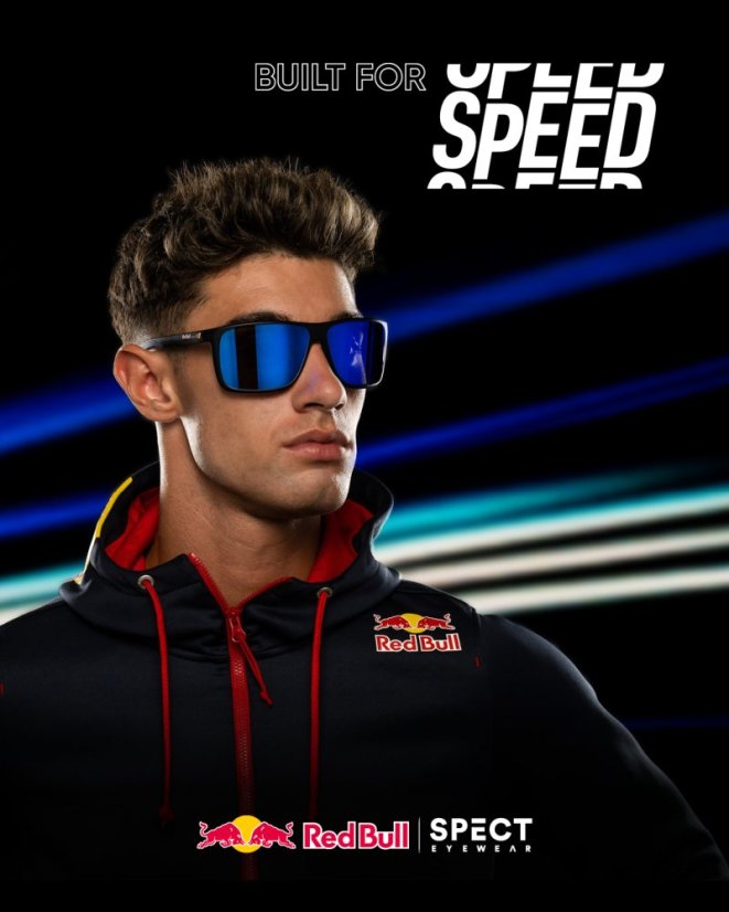 Red Bull Spect sluneční brýle TAIN černé se zlatými skly
